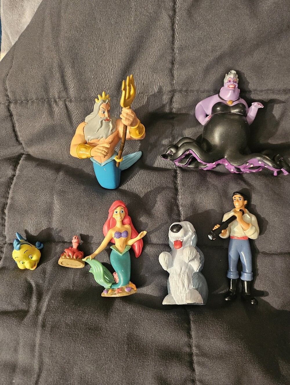 The Little Mermaid Character Toy Set